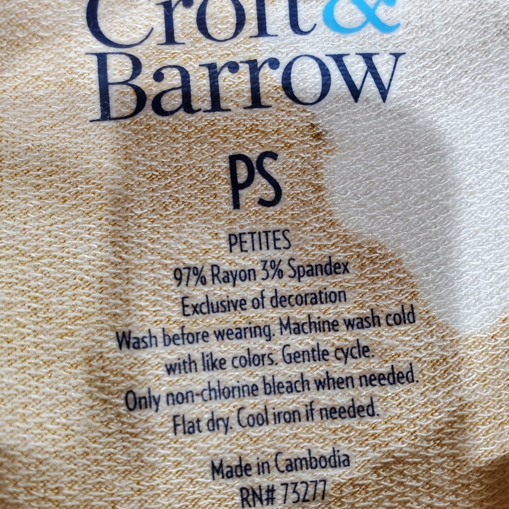 🆕️🏷 Croft & Barrow Top - Picture 10 of 10